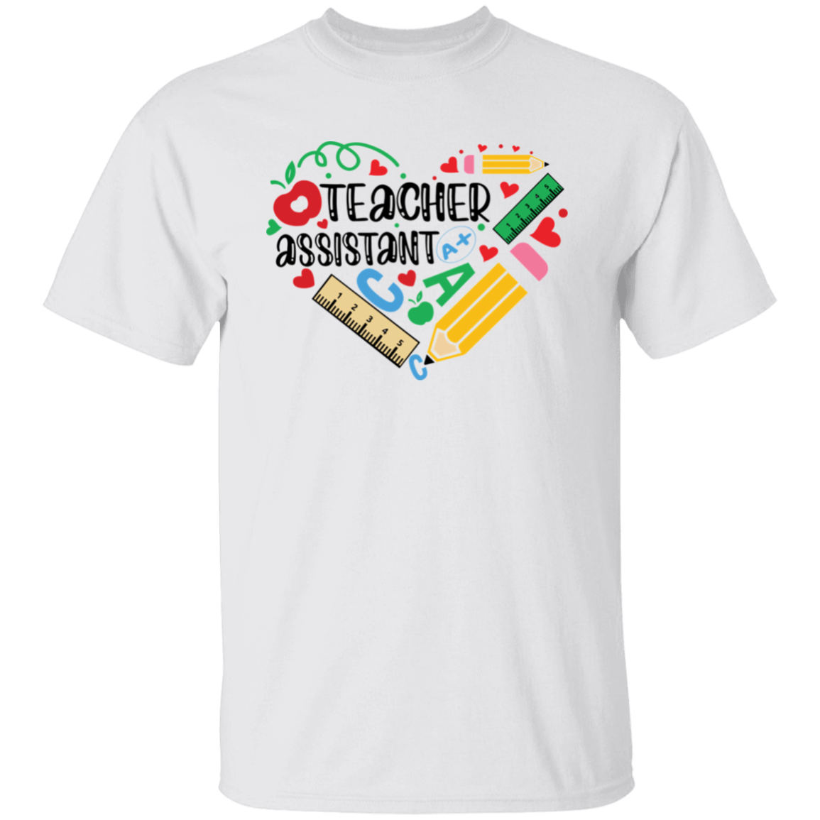 Teacher Assistant Heart T-Shirt