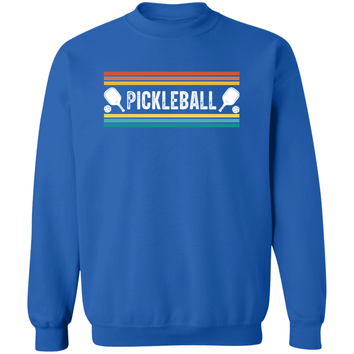 Pickleball Power Play Crewneck Pullover Sweatshirt