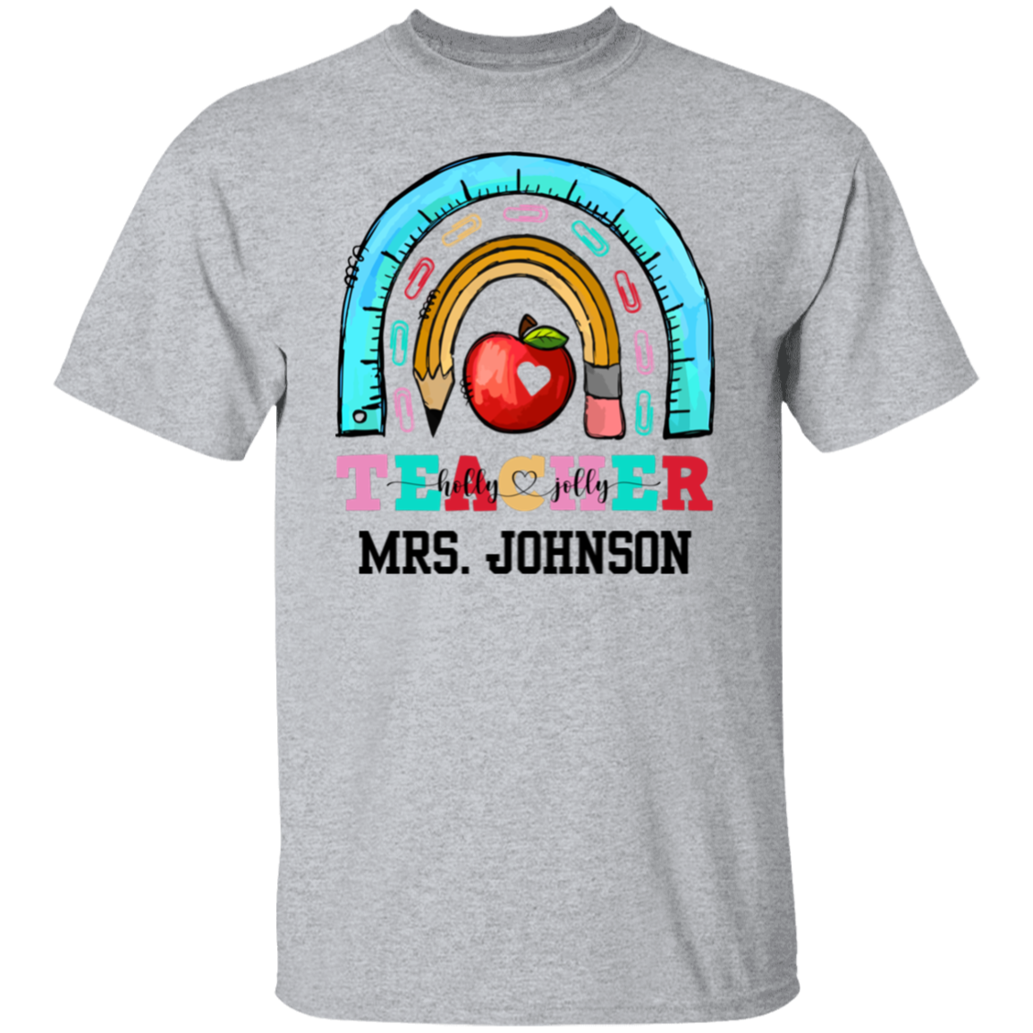 Personalized Teacher T-Shirt