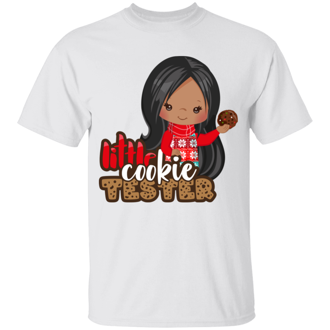 Little Cookie Tester Girl Cotton T-Shirt