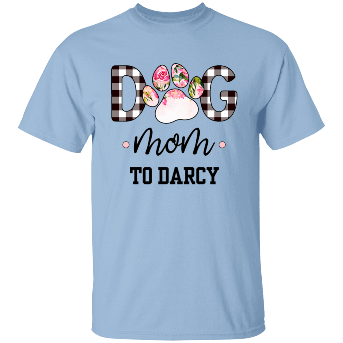 Personalized Dog Mom T-Shirt