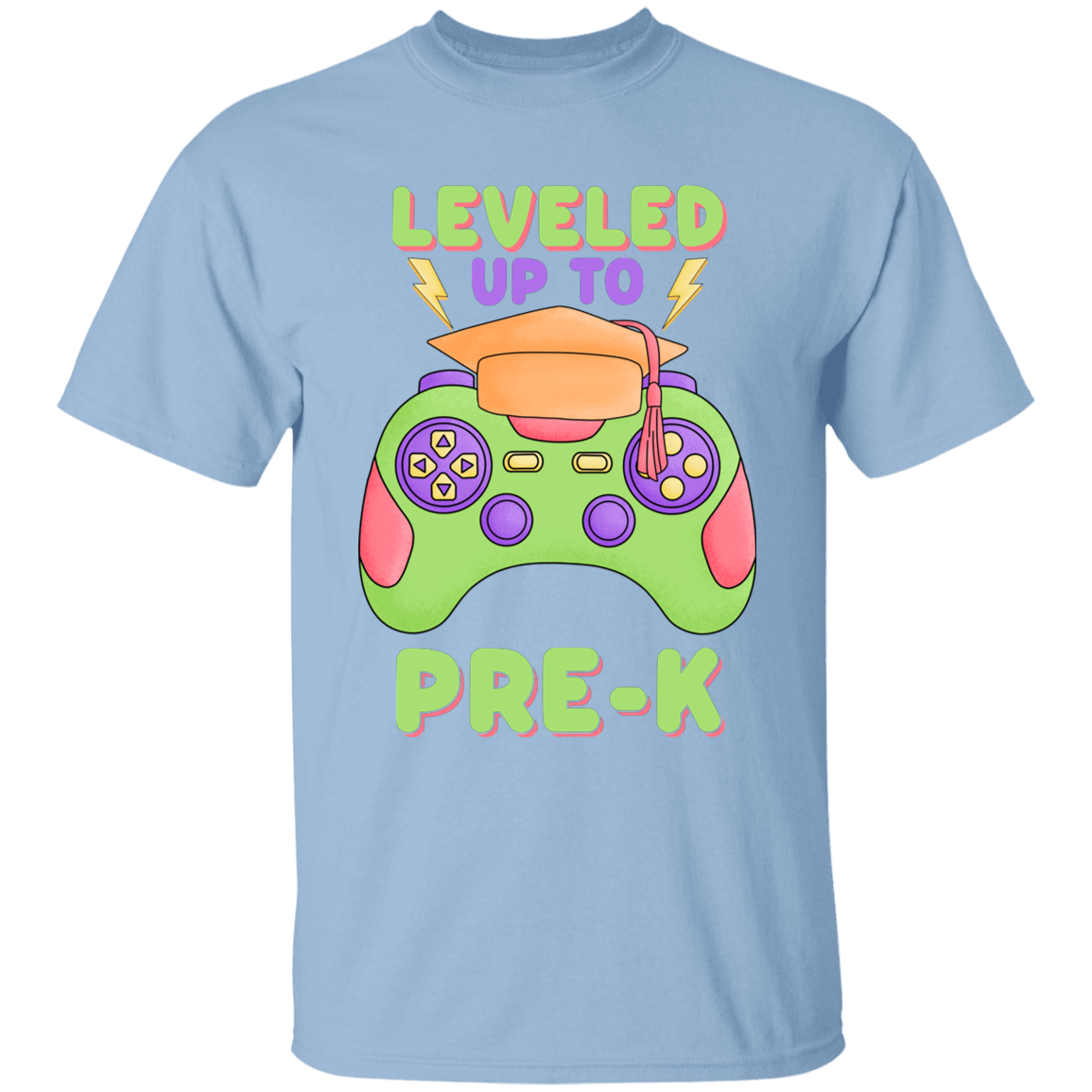 Level Up to Pre K Youth Cotton T-Shirt