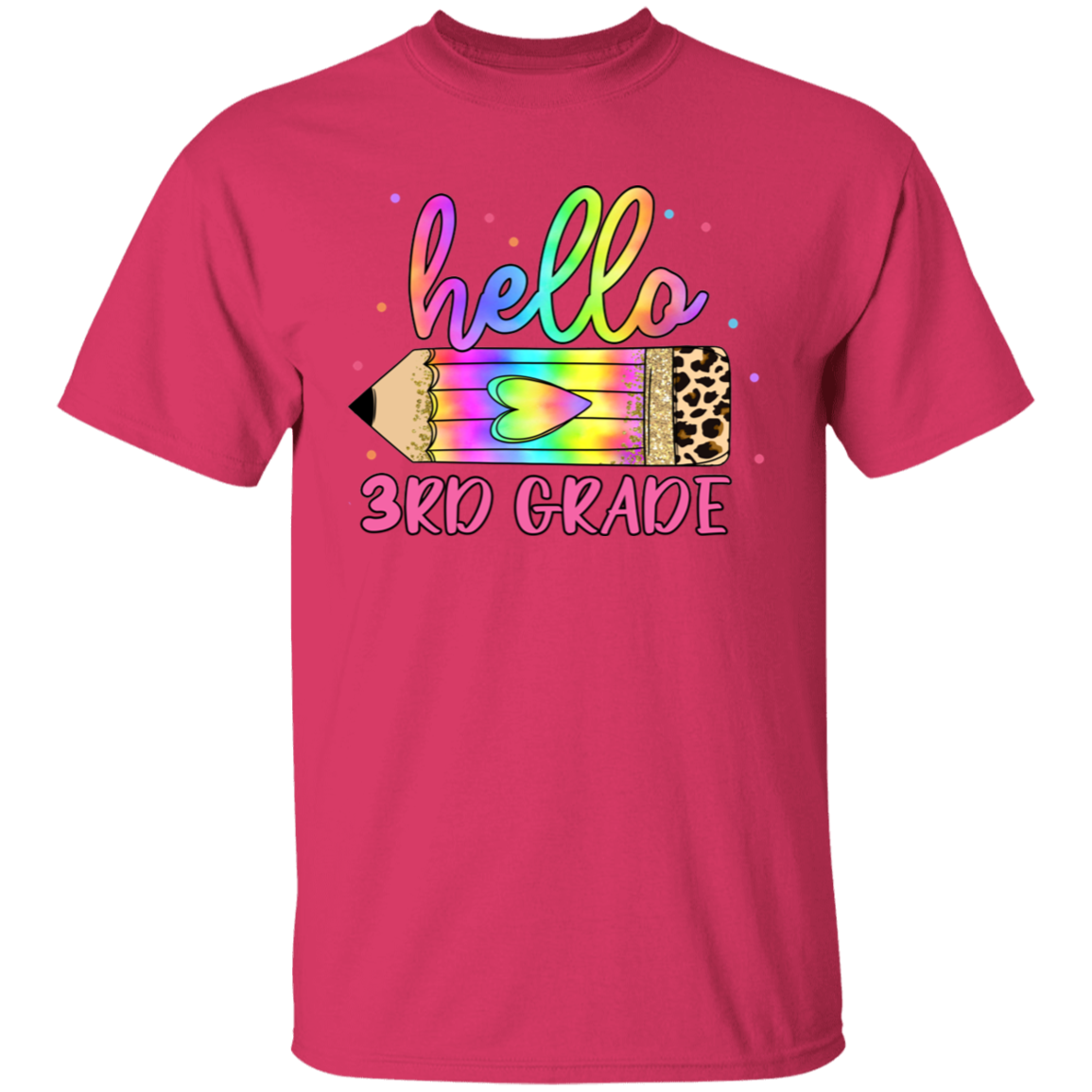 3rd Grade Youth 5.3 oz 100% Cotton T-Shirt