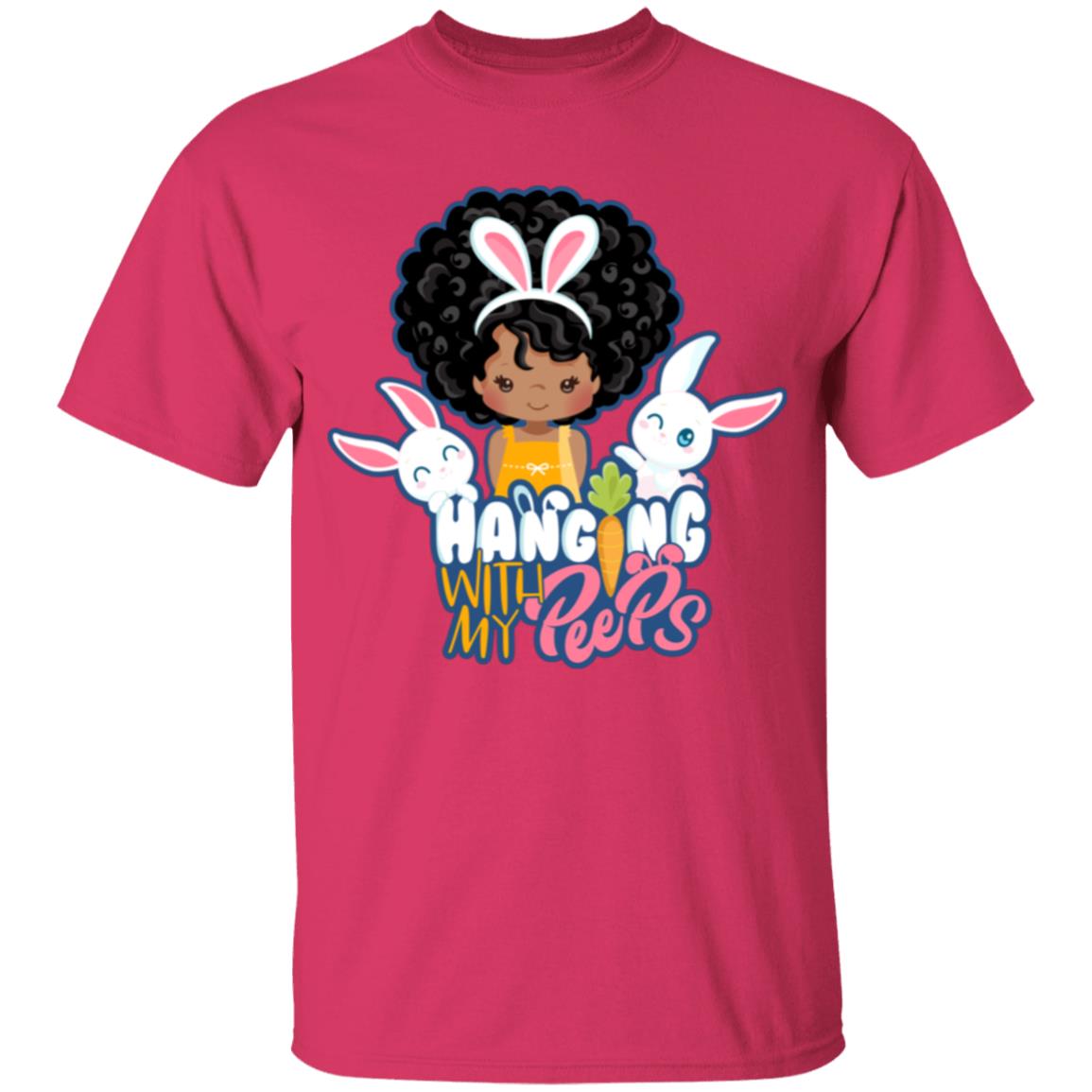 Hanging With My Peeps Youth 5.3 oz 100% Cotton T-Shirt