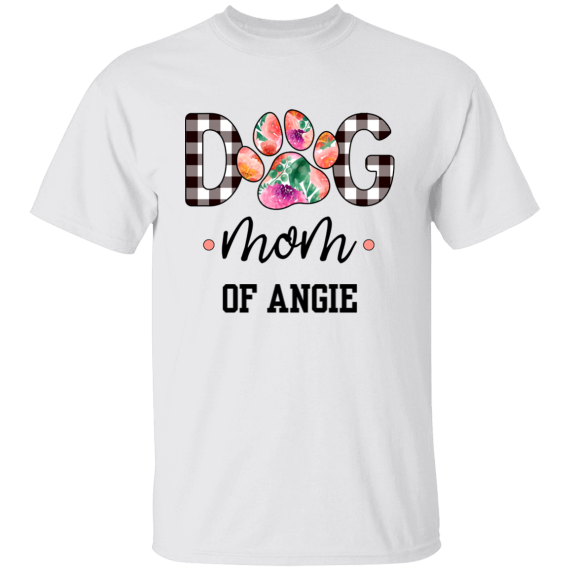 Dog Mom Personalized T-Shirt
