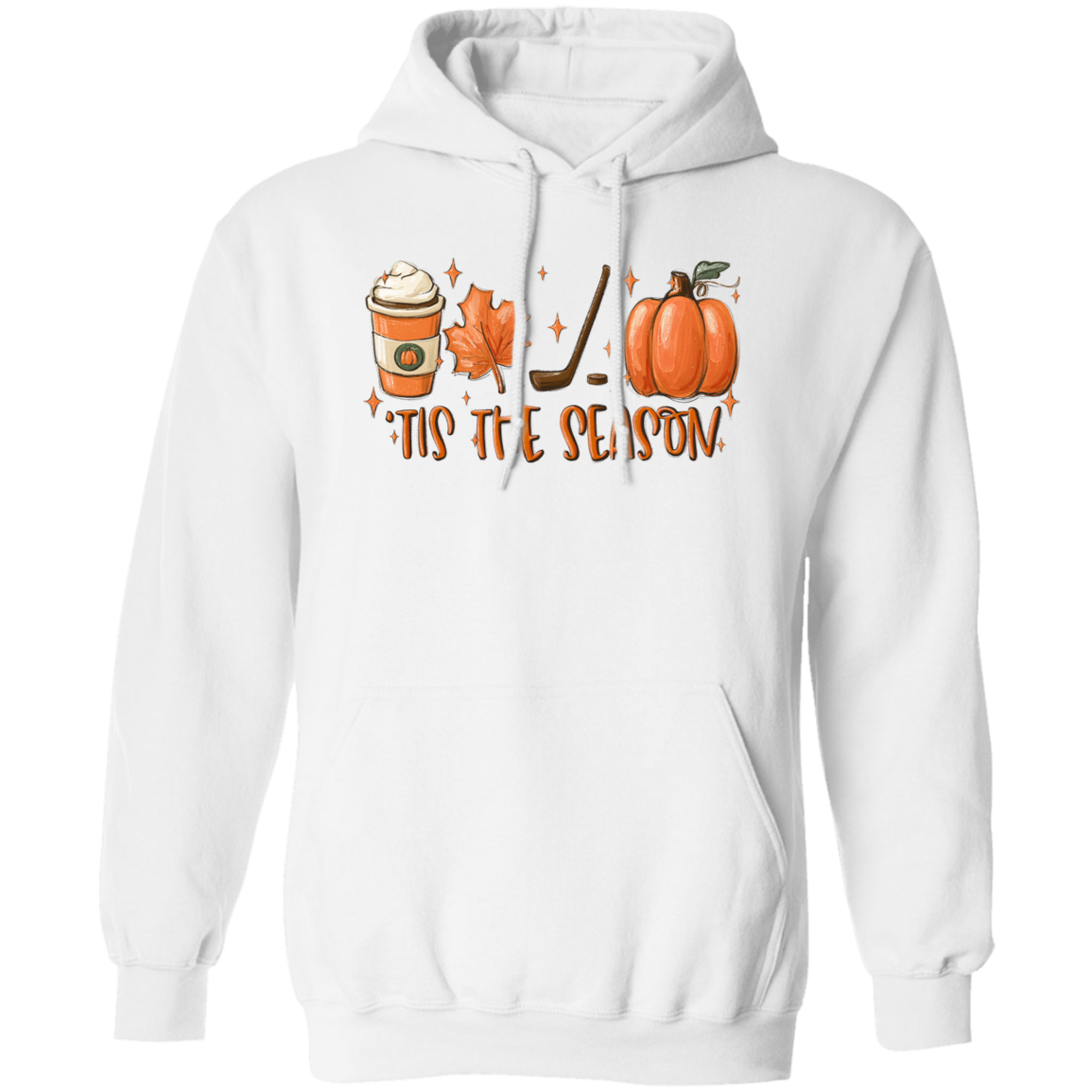 Tis the Season Hockey Pullover Hoodie