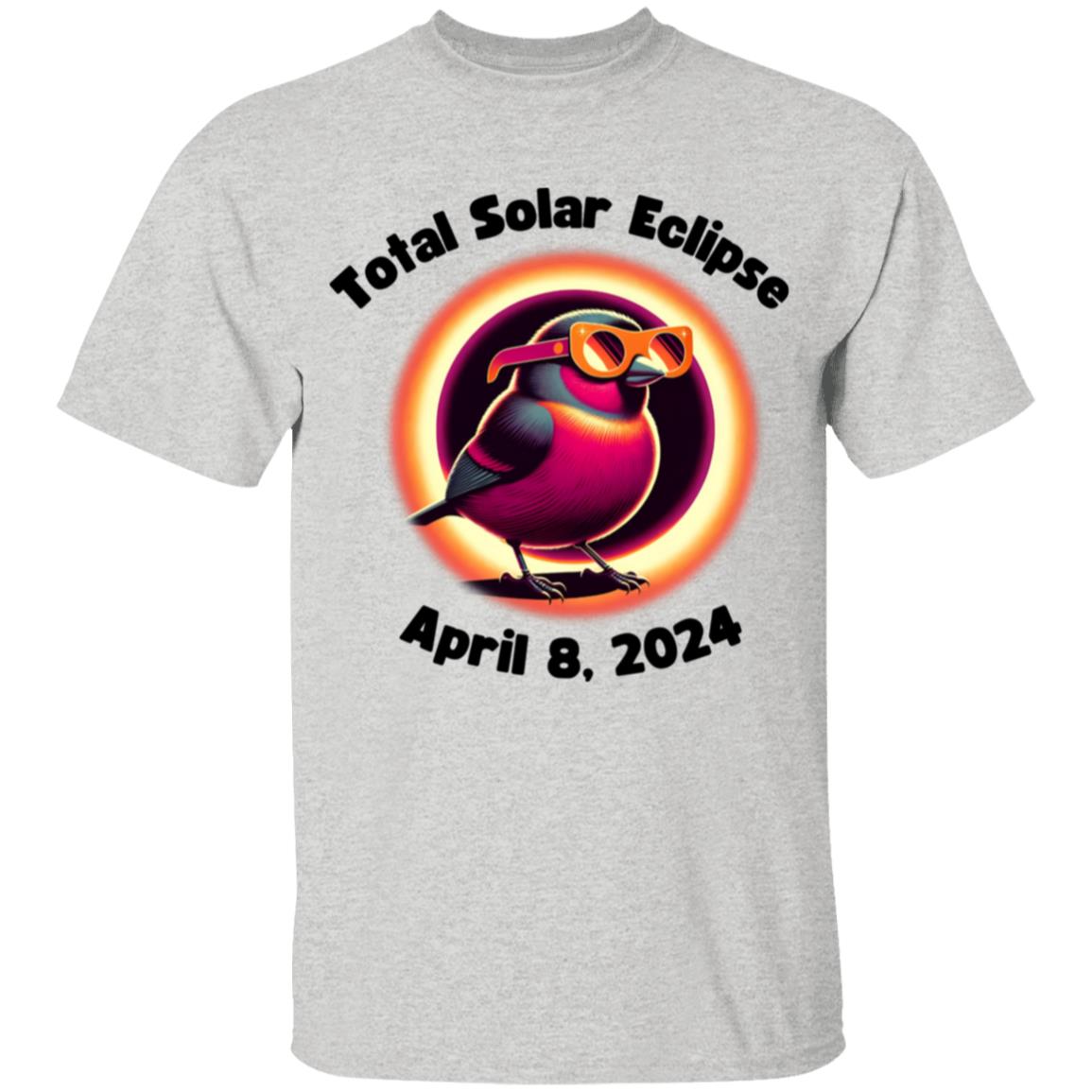 Bird Solar Eclipse Youth 5.3 oz 100% Cotton T-Shirt