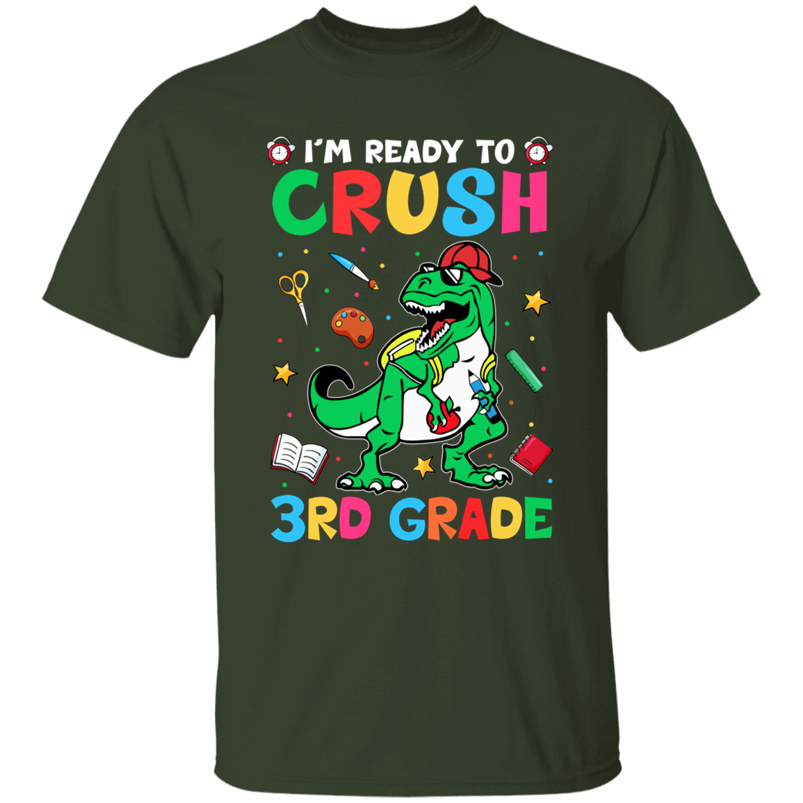 I'm Ready To Crush 3rd Grade Youth Cotton T-Shirt
