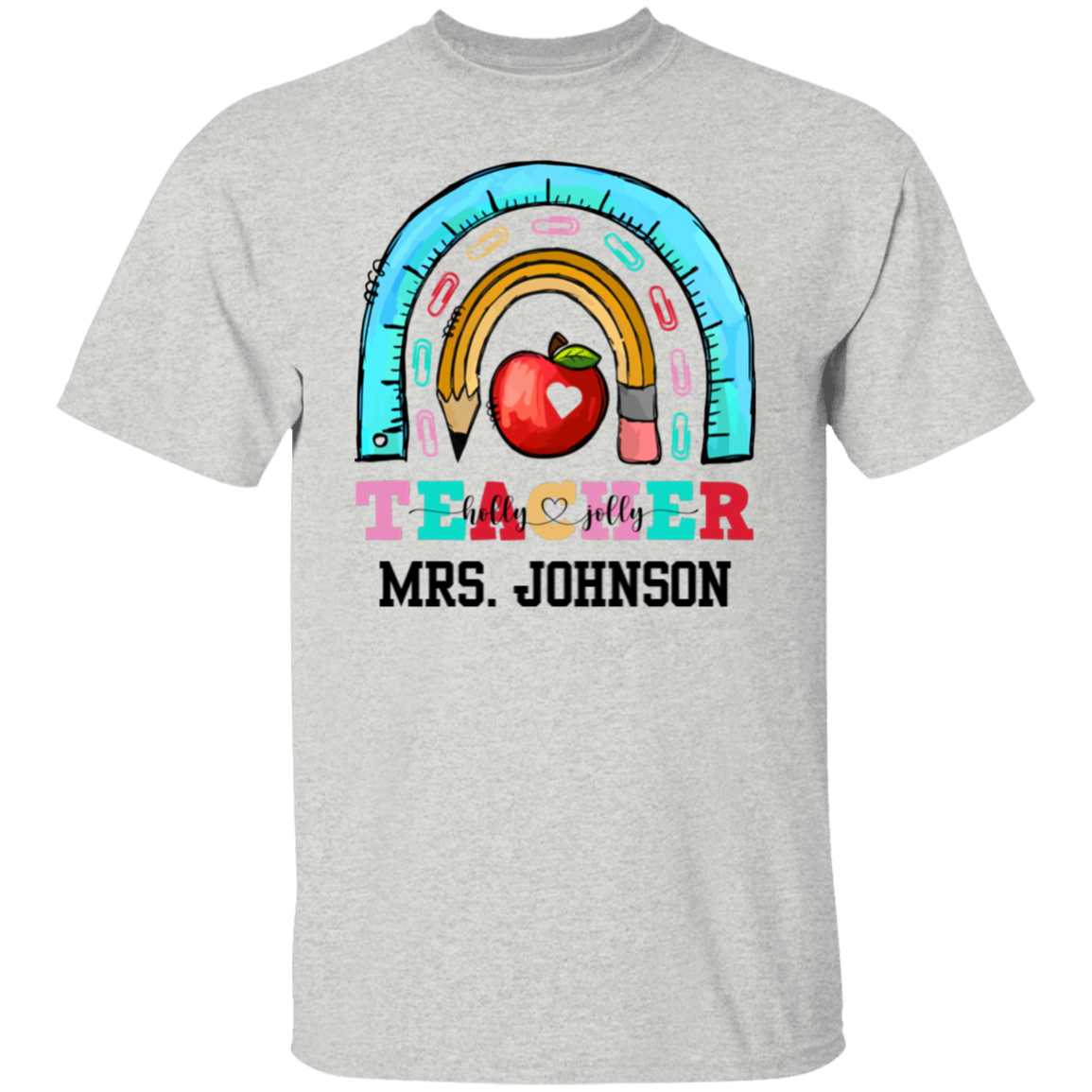 Personalized Teacher T-Shirt