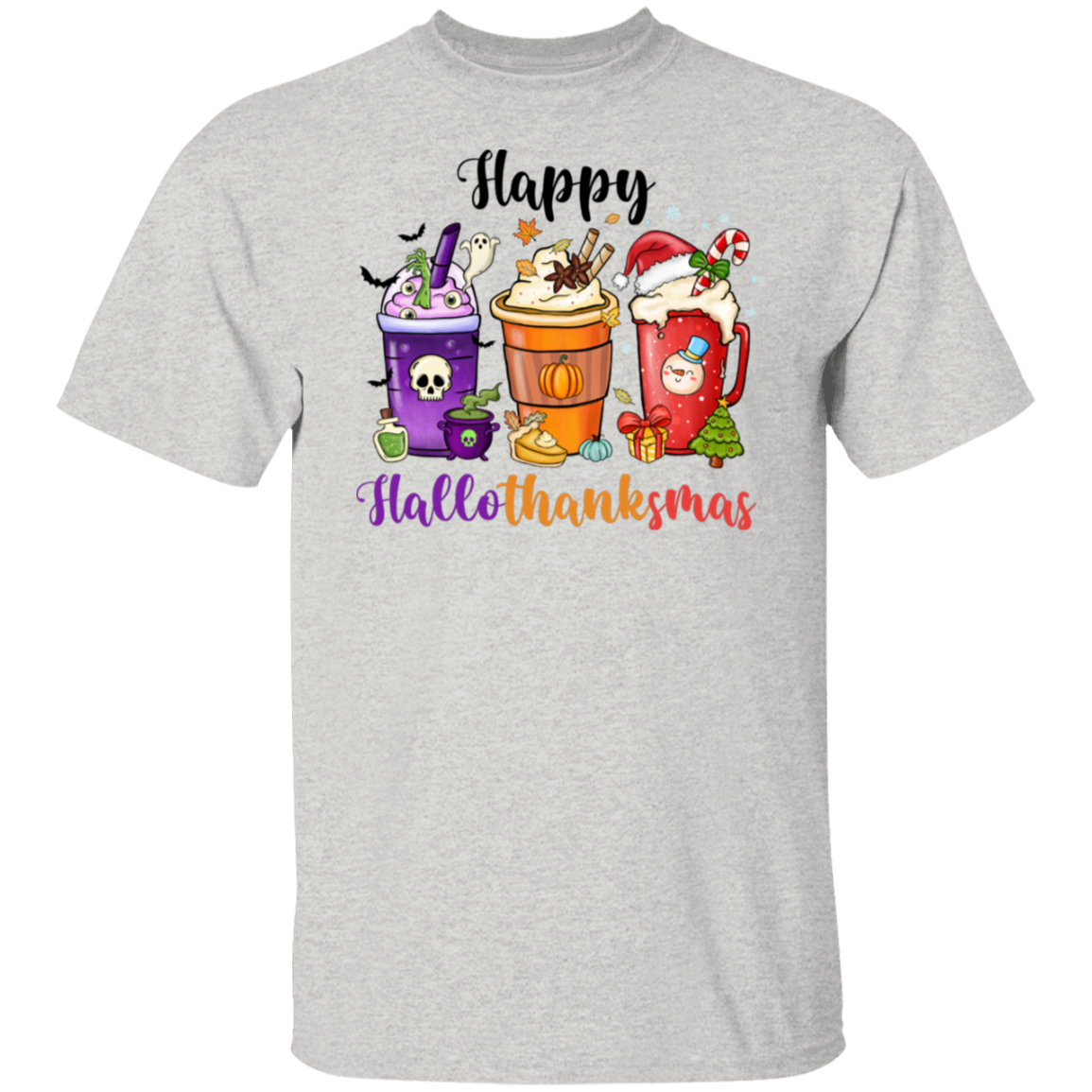 Hallothanksmas 5.3 oz. T-Shirt