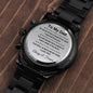To My Dad Engraved Watch