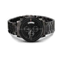 Customized Black Chronograph Watch Personalized on the Back with your words!
