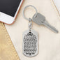 Dad My Little Eyes Are Watching Keychain