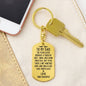 To My Dad, The Years Have Brought Grey Keychain