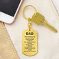 Dad How Blessed We Are Keychain