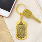 Dad My Little Eyes Are Watching Keychain