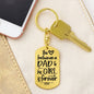 The Love Between a Dad and his Girl is Forever Keychain
