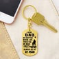 Dad No Matter Where Life Takes Me Keychain
