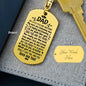 Dad My Little Eyes Are Watching Keychain