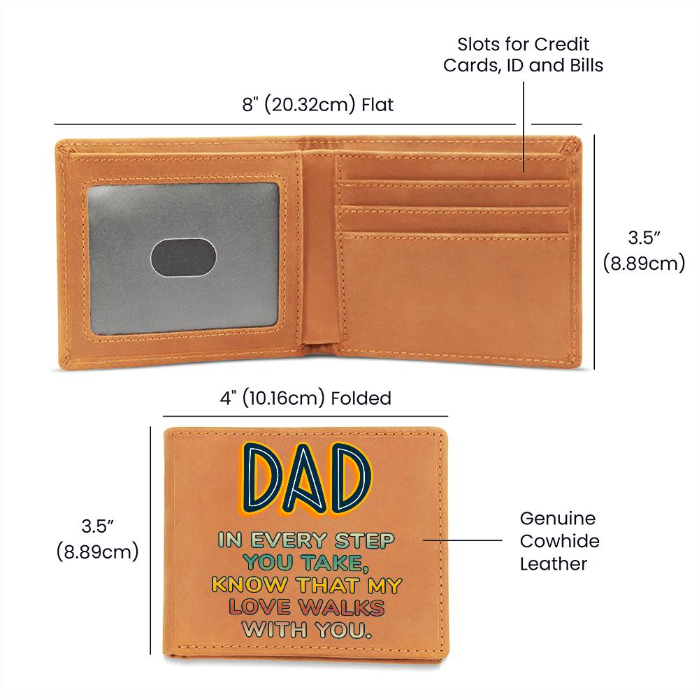 Dad In Every Step You Take Wallet