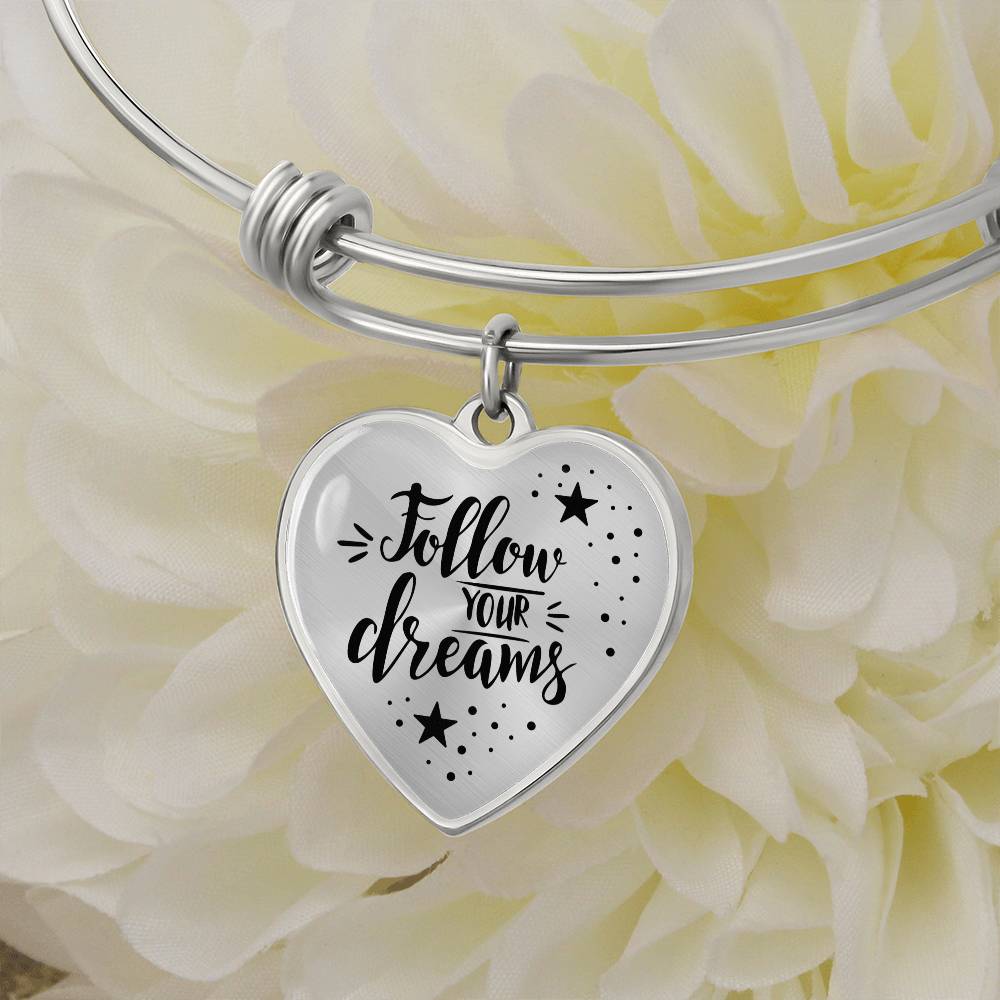 Follow Your Dreams Bangle Bracelet