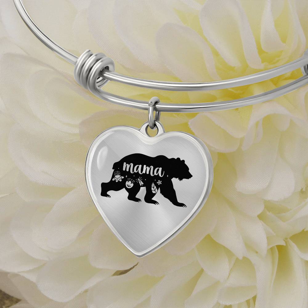 Mama Bear Bangle Bracelet