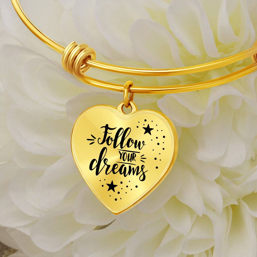 Follow Your Dreams Bangle Bracelet