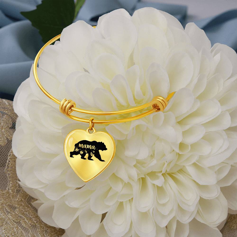 Mama Bear Bangle Bracelet
