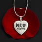 Dog Mom Necklace- Personalize the back with your own message!