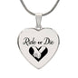 Ride or Die Necklace- Personalize the back with your own words!