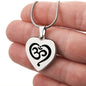 Namaste Necklace- Personalize the back with your own words!