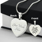 Live Love Laugh Necklace- Personalize with your own words on the back!