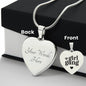 Girl Gang Necklace- Personalize the back with your very own message!