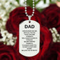 DAD How blessed we are to have you Dog Tag