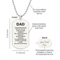 DAD How blessed we are to have you Dog Tag