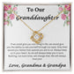 To Our Granddaughter If We Could Give You One Thing in Life Necklace