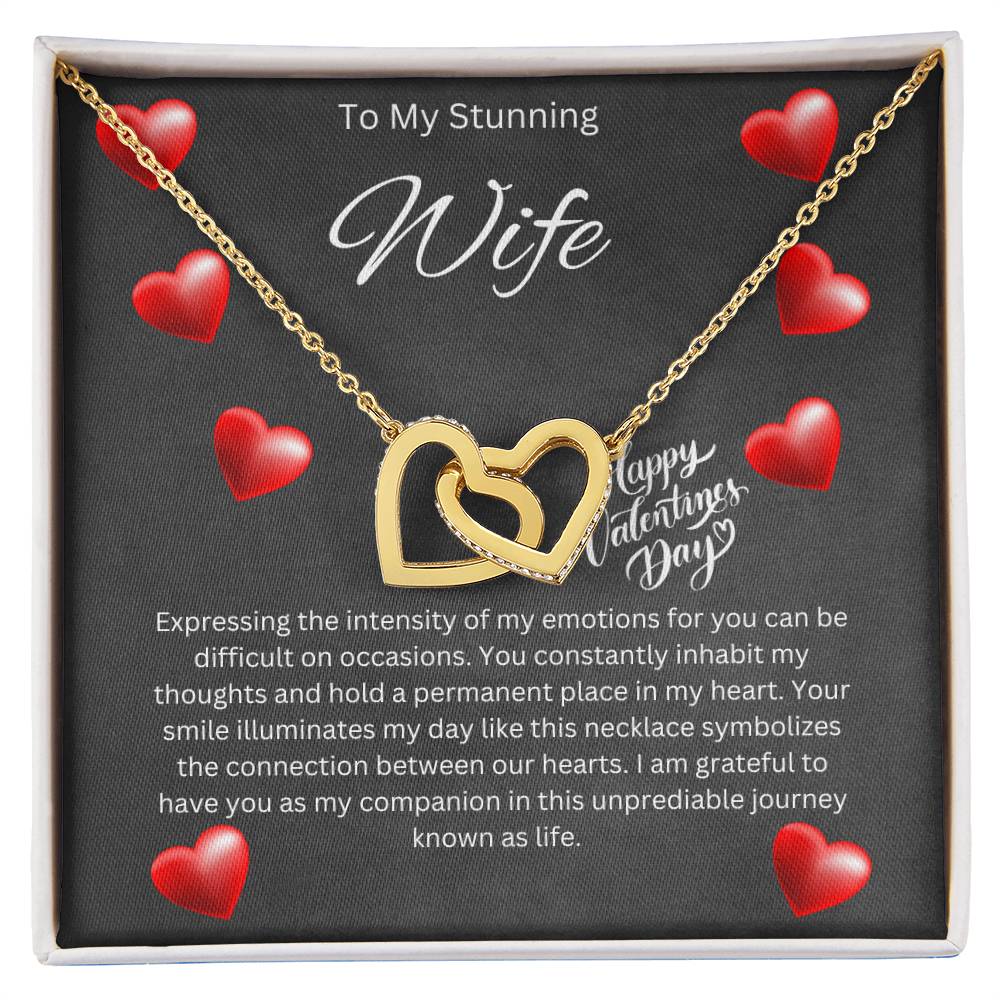 To My Stunning Wife Happy Valentine's Day