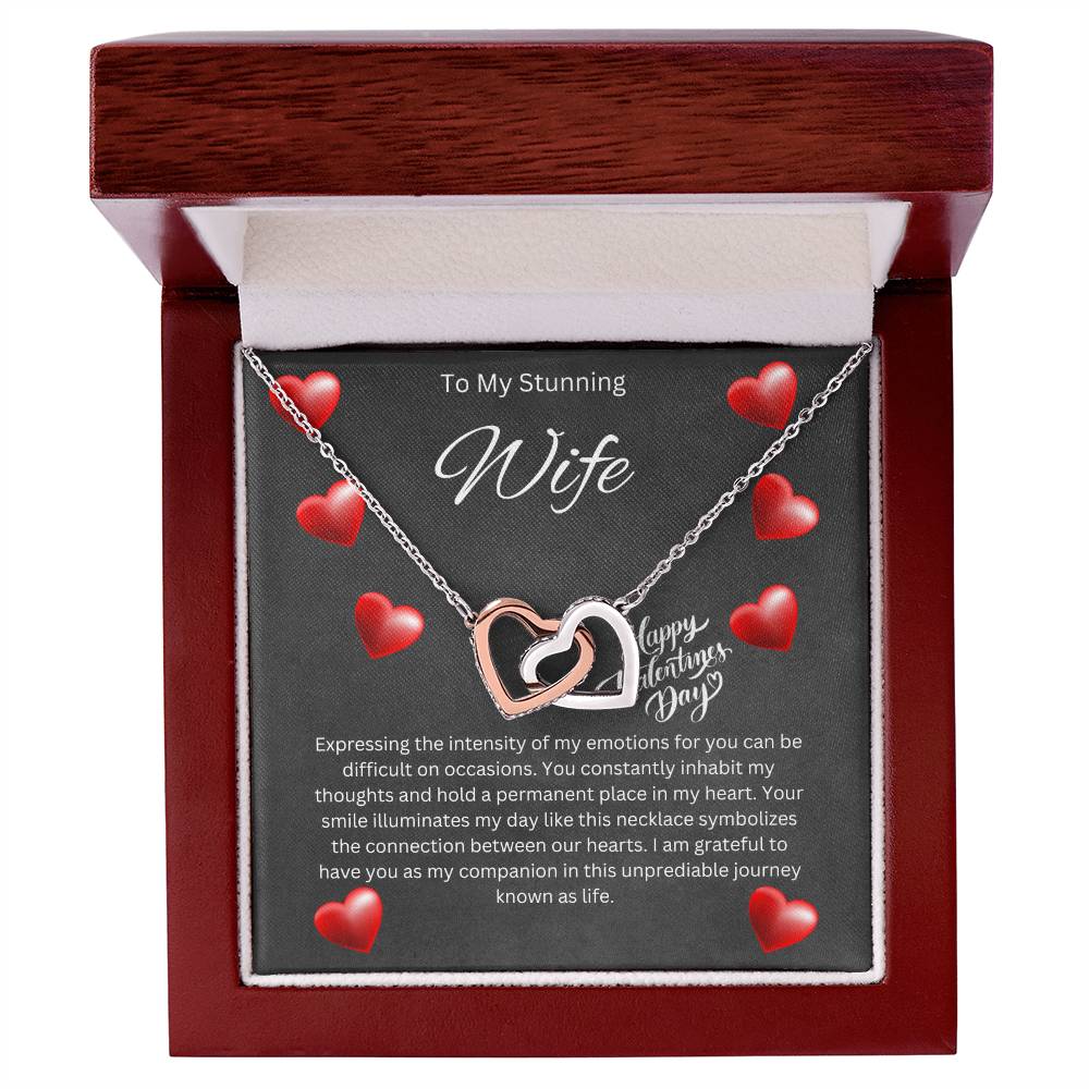 To My Stunning Wife Happy Valentine's Day