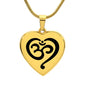 Namaste Necklace- Personalize the back with your own words!