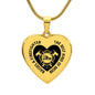 Raises A Firefighter, The Best Kind of Mom Necklace- Personalize the back with your own message!
