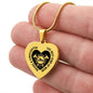 Raises A Firefighter, The Best Kind of Mom Necklace- Personalize the back with your own message!