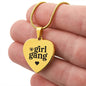 Girl Gang Necklace- Personalize the back with your very own message!