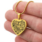 Elephant Engravable Necklace - Personalized the back with your own words!