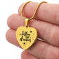 Follow Your Dreams Necklace- Personalize the back with your own words!