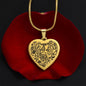 Elephant Engravable Necklace - Personalized the back with your own words!