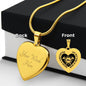 Raises A Firefighter, The Best Kind of Mom Necklace- Personalize the back with your own message!