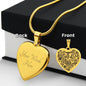Elephant Engravable Necklace - Personalized the back with your own words!