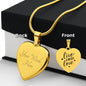Live Love Laugh Necklace- Personalize with your own words on the back!
