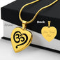Namaste Necklace- Personalize the back with your own words!