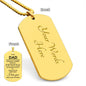 Dad So Much of Me Is Made from What I Learned from You Dog Tag